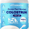 Vitamatic Calostro Bovino 1000mg 50% Igg + Sistema Inmunolog Sin Sabor