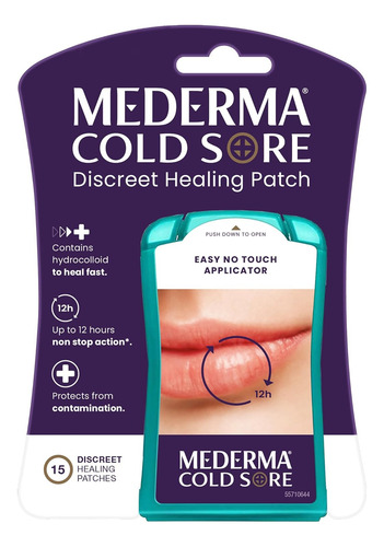 Mederma Fever Blister Discreet. Parche Invisible Para Herpes Sin Sabor