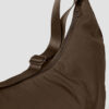 Alo Yoga Bolso Cartera Om The Go Gym Sling Bag Marrón Oscuro Lisa Marrón Oscuro