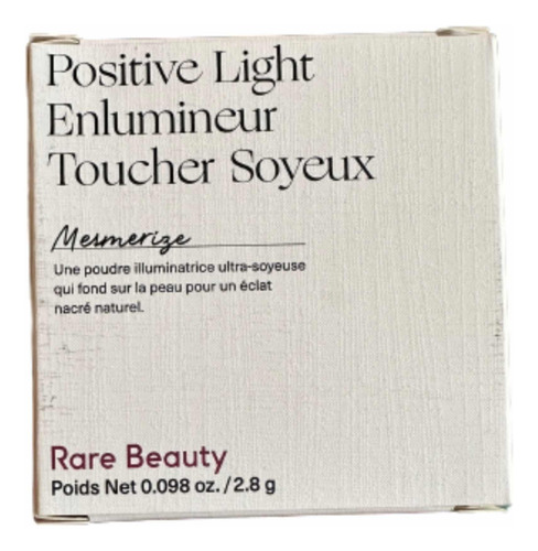 Rare Beauty. Highlighter. Mesmerize Tono Del Iluminador Rosa Gold