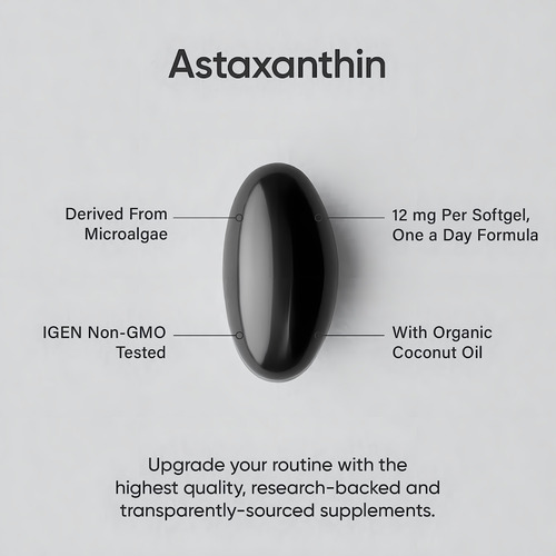 Astaxanthin Sports Research Concentración Triple 12mg Flavorless