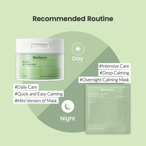 Biodance Sea Kelp Gel Tonico Pads Piel Fresca Sin Imperfecci