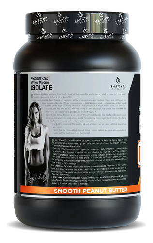 Proteína Sascha Fitness Whey Protein Isolate- Varios Sabores