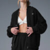Alo Yoga Buzo Canguro Accolade Full Zip Hoodie Oversi Xl - 16 Negro Accolade Full Zip