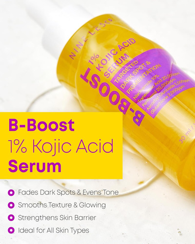 Nineless B-boost Suero Ácido Kójico 1% 30 Ml Todo Tipo De Piel Día