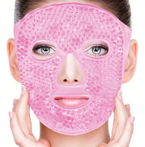 Mascarilla Facial De Gel Reutilizable Frío/calor Anti-ojeras Todo Tipo De Piel