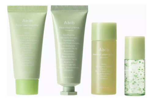 Abib Heartleaf Calming Trial Kit Facial Piel Sensible Y Acné