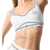 Alo Yoga Corpiño Deportivo Airbrush Original Blanco Alisa La Silueta S