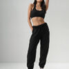 Alo Yoga Pantalón Jogger Deporti Accolade Sweatpant Unisex Negro French Terry Xs - 2
