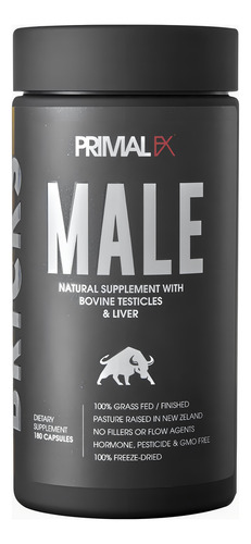 Primal Fx - Male - 180 Capsules - Dr Ludwig Johnson Sabor Sin Sabor