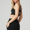Alo Yoga Top Negro Slit Bra Negro Slit Bra S