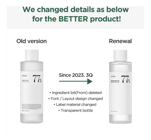 Anua Heartleaf Tóner Facial Correano 77% Todo Tipo De Piel Momento De Aplicación Día
