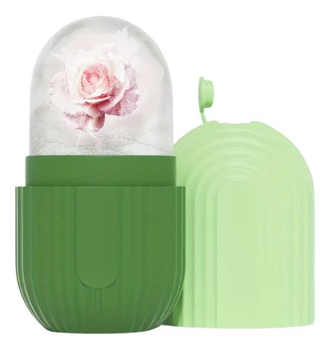 Rodillo Facial De Silicona Genérico Ice Face Roller Verde