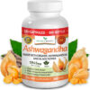 Natures Branch Suplemento Ashwagandha Orgánica Con Pimienta Sin Sabor