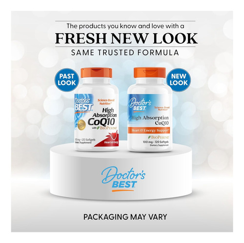Doctors Best Suplemento Coq10 - Alta Absorción X120 Cápsula Sin Saborizantes