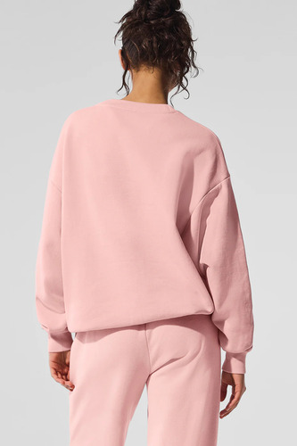 Alo Yoga Campera Accolade Crew Neck Buzo Rosa Xs - 2 Accolade Crew Neck