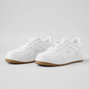 Alo Yoga Zapatillas Deportivas Casuales Recovery Mode Sneake Blanco Cuero Vegano Faux Leather 49 Ar