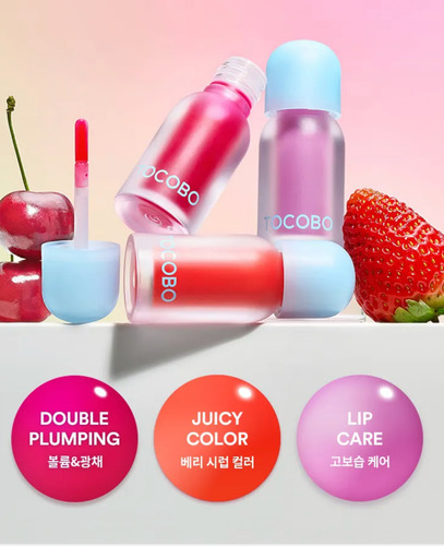 Tocobo Labial Juicy Berry Plumping Lip Oil 12 Cherry Juicy Berry