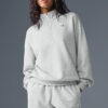 Alo Yoga Buzo Unisex Accolade 1/4 Zip Pullover Estilo Overs S - 4 Gris Claro Accolade 1/4 Zip
