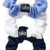 Alo Yoga Fresh Mini Scrunchie (3-pack) Colitas De Cabello Celeste Azul Y Blanco Fresh Mini Scrunchie