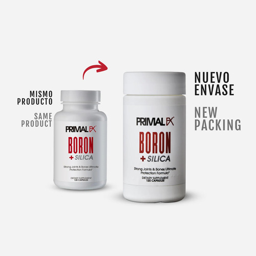 Primal Fx I Boron + Silica I 120 Capsule I Dr Ludwig Johnson