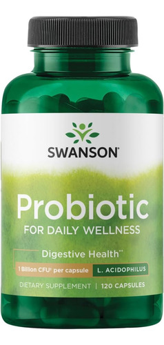 Swanson Probiótico Bienestar Digestivo Diario Equilibrio Sin Sabor