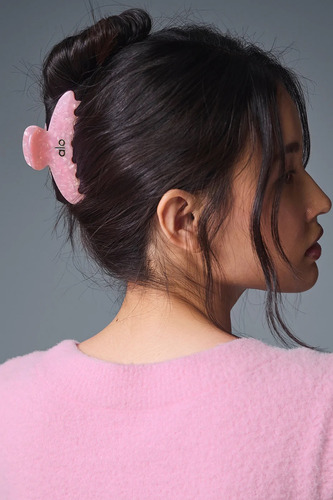 Pinza Para Pelo Alo Yoga 90's Claw Clip Original Rosado Pink Bubble Bath