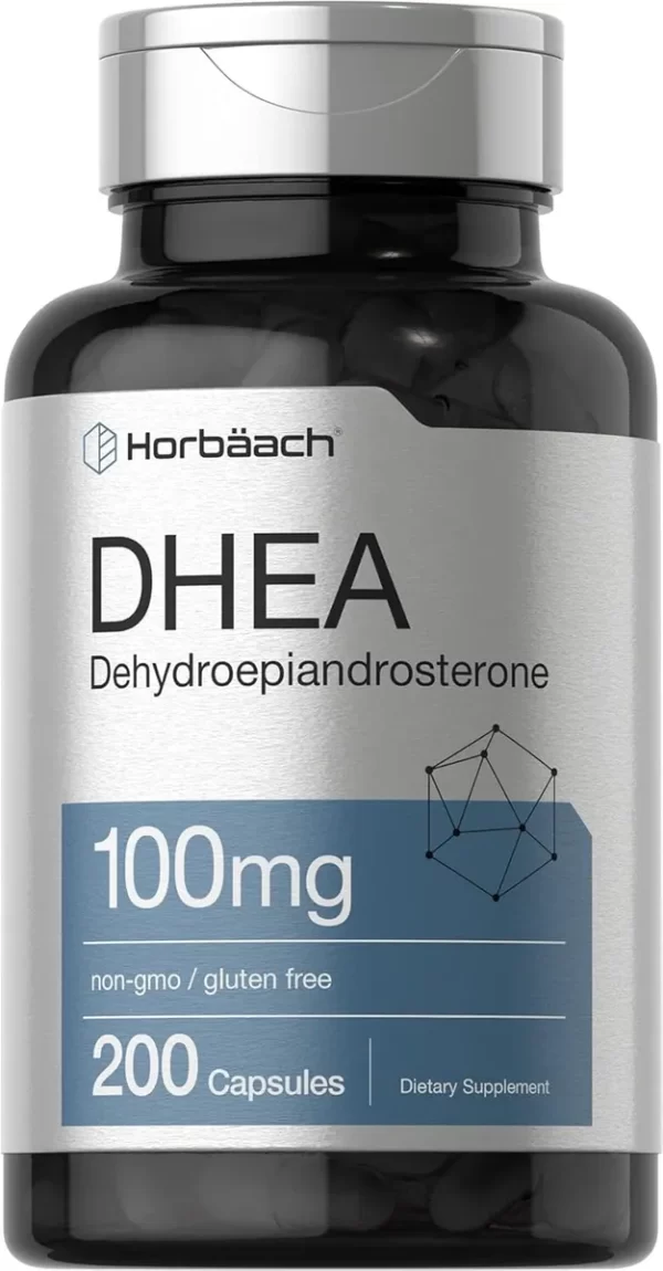 Horbäach Dhea 100 mg Suplemento De Apoyo Hormonal Natural