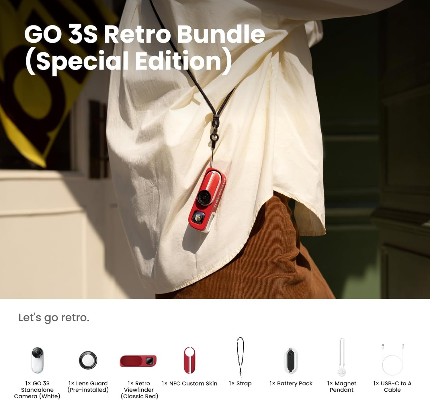 Insta360 GO 3S Retro Bundle Special Edition 128GB - Imagen 4