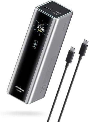 CUKTECH 15 Ultra Power Bank para Laptop 20.000 mAh 140 W con Pantalla Inteligente