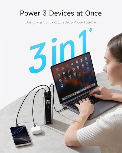 CUKTECH 15 Ultra Power Bank para Laptop 20.000 mAh 140 W con Pantalla Inteligente - Imagen 6