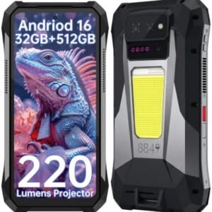 8849 Tank X 5G – Smartphone Robusto con Proyector 220LM, 16GB RAM / 512GB (Open Box)