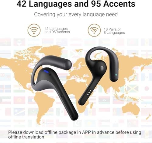 Timekettle W4 Pro Auriculares Traductores con IA – Traducción en Tiempo Real 52 Idiomas (Open Box) - Imagen 2