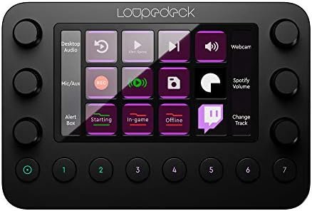 Loupedeck Live Consola Personalizable para Streaming y Edición de Foto y Video (Usado)