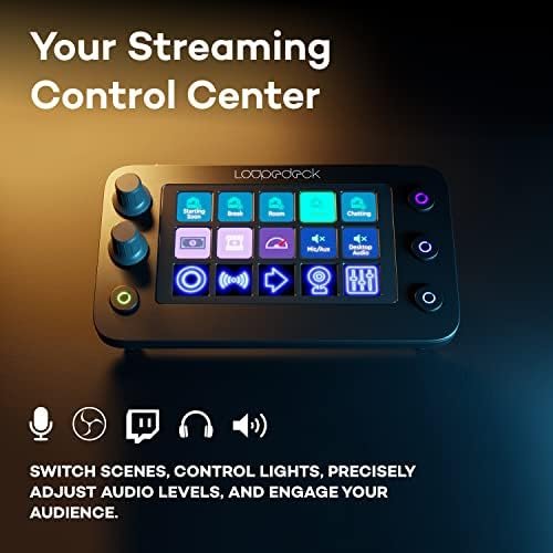 Loupedeck Live S Consola de Streaming con Botones Táctiles LED, Diales y Botones RGB – PC y Mac (Usado) - Imagen 3