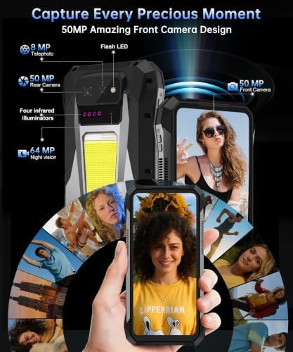 8849 Tank X 5G – Smartphone Robusto con Proyector 220LM, 16GB RAM / 512GB (Open Box) - Imagen 5